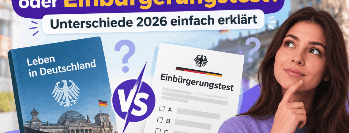 Leben in Deutschland oder Einbürgerungstest – Unterschiede 2026