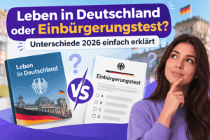 Leben in Deutschland oder Einbürgerungstest – Unterschiede 2026